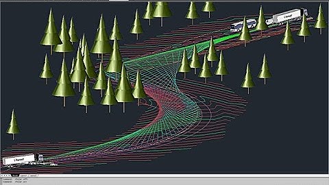 3D Sichtlinien in AutoTURN Pro
