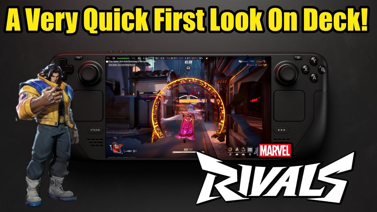 Marvel Rivals Config Pak Steam Deck: Marvel Rivals (First Run, Config, Game Play) - A Quick Look ...