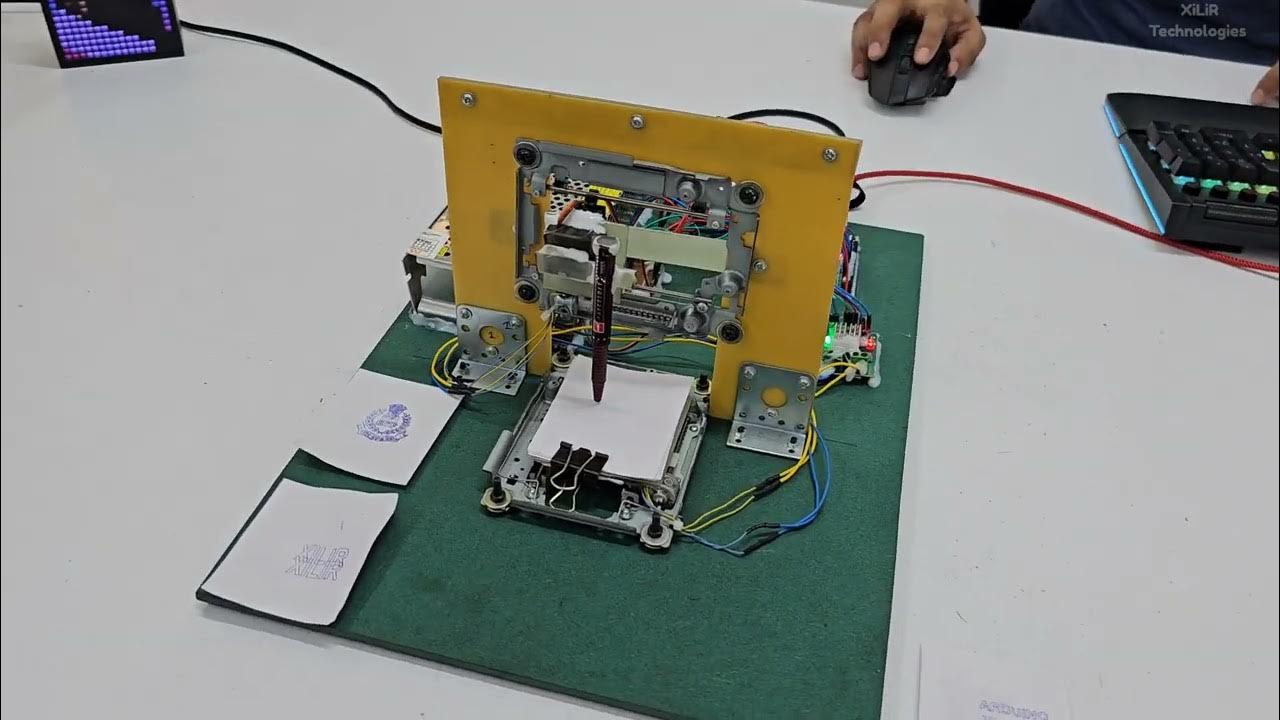 2D CNC Plotter Machine using Arduino project - YouTube