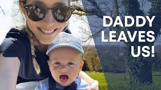 DADDY LEAVES US // A day in the life