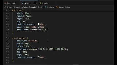 How to Make a Fonts Changing Webpage Using Html, Css, and JavaScript