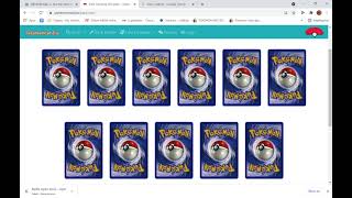 So I tried a Pokemon pack opening simulator...