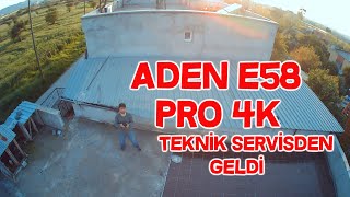 Aden E58 Pro 4K Dron Servi̇sten Tami̇r Edi̇li̇p Gönderi̇ldi̇ Bu Dron Alinir Mi ?