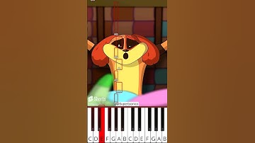 DOGDAY SAVED BY THE FORGOTTEN SMILING CRITTER(@Supertoonico)POPPY PLAYTIME 3 - Octave Piano Tutorial