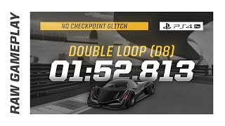 Double Loop - D8 (01:52.813) [No CP Glitch] + Split Times Comparison [RAW GAMEPLAY] screenshot 2