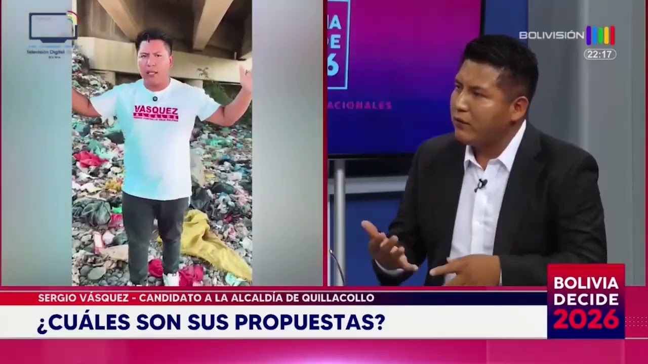 Hoy conoceremos a Sergio Vásquez, candidato a la alcaldía de Quillacollo.