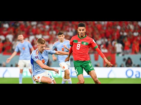 Ounahi vs Espagne | Grande Performance du Lions de l'Atlas
