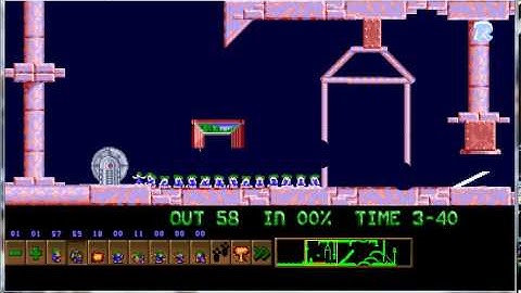 Lemmings custom level: Lemmings krushems