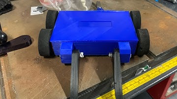 1 Lb 3d Printed Antweight Robot Michael Bolt-ON’s 1st test drive