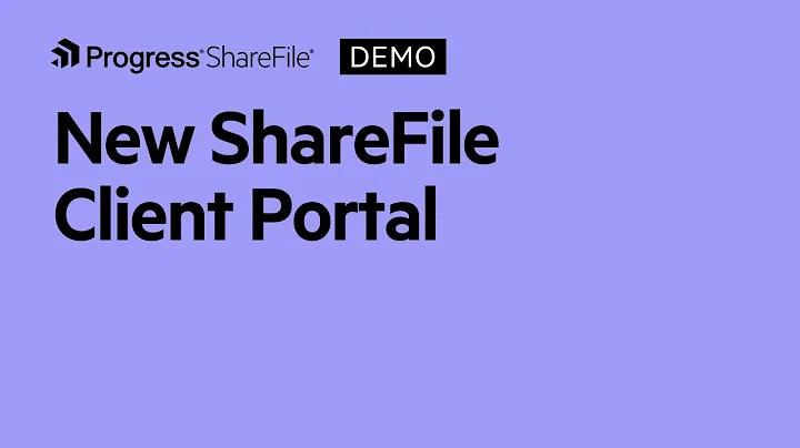 New ShareFile Client Portal