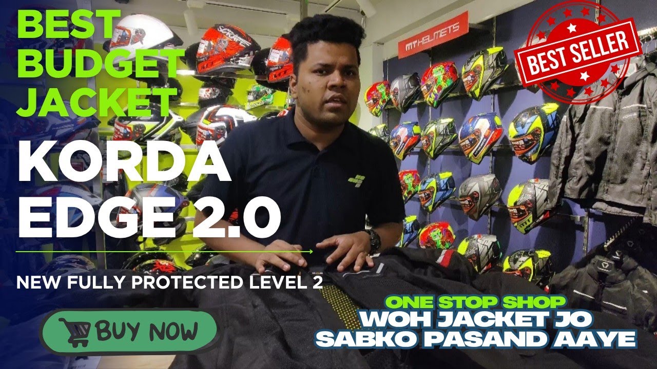 BEST BUDGET LEVEL 2 RIDING JACKET | KORDA EDGE 2.0 | ALL WEATHER JACKET| COMES WITH 2 YEARS WARRANTY