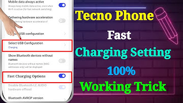 Tecno Mobile Ko Fast Charge Kaise Karen | Tecno Fast Charging Setting | Tecno Charging Problem