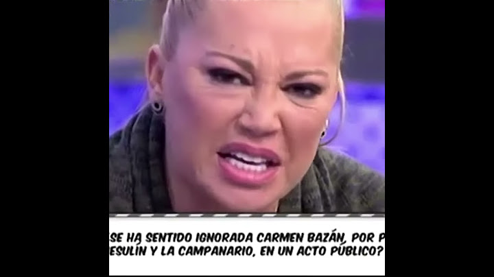 Es que no se quién te piensas que eres - Belén Esteban