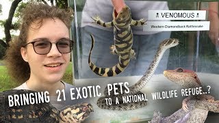 Hosting a REPTILE SHOW (21 Species!) at a NATIONAL WILDLIFE REFUGE!