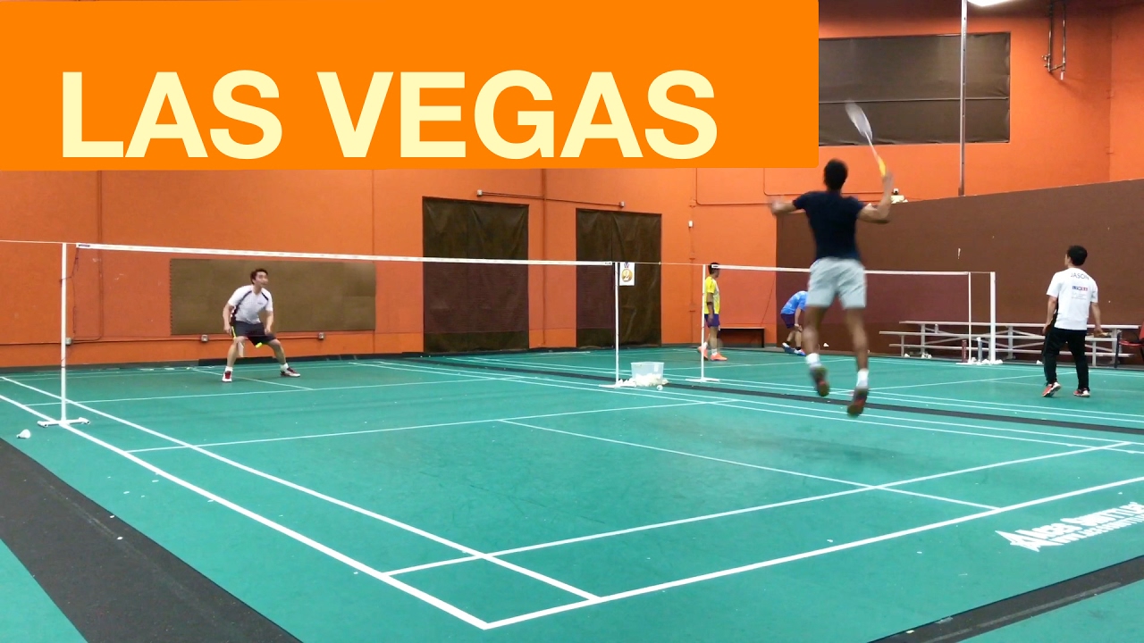Las Vegas Nevada Badminton Club Friendly Game YouTube