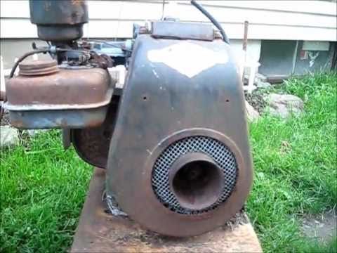 1950's Worcester Lawn Mower Co. Briggs & Stratton 6s - YouTube