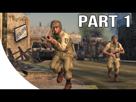 Call of Duty 1 Gameplay Walkthrough Part 1 - American Campaign - 101st Airborne