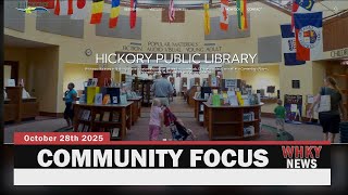 LATEST FROM CATAWBA CO. LIBRARY, LEAF PICKUP STARTS | WHKY Community Focus: Tues. 10/28/2025