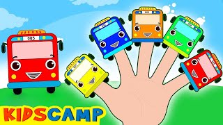 learn colors with wheels on the bus more finger family songs collection