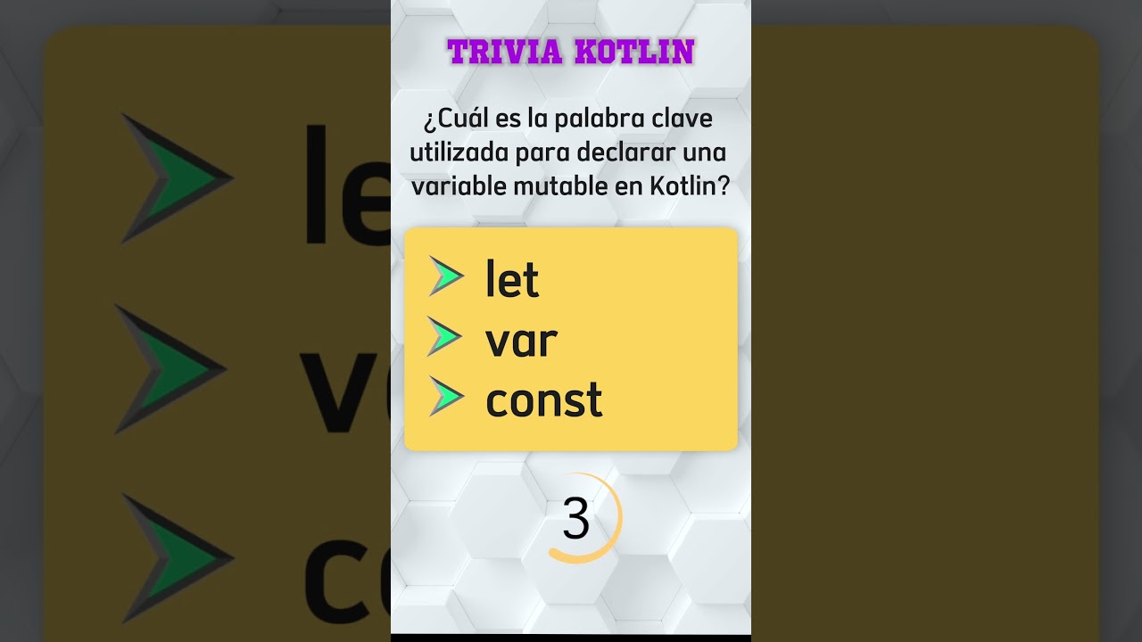¿Cuánto sabes de Kotlin? #1 #desarrollomovil #kotlin  #androiddev