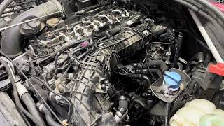2015 BMW X5 35d COOLANT LEAK UNDER INTAKE MANIFOLD