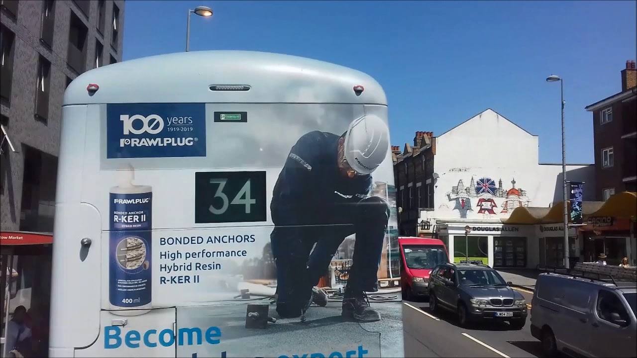 Full Route Visual | London Bus Route 97 Stratford City to Chingford Station LX09FZD 15107 Stagecoach