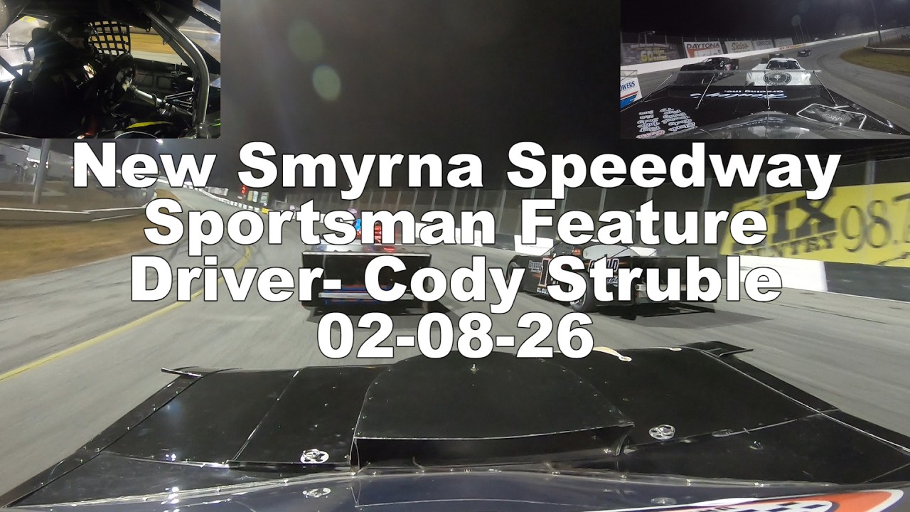Cody Struble New Smyrna Speedway Sportsman Feature 02-08-26