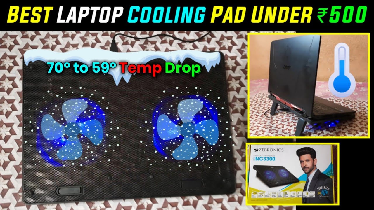 🔥₹500 Best Cooling Pad From Zebronics Best Cooling Pad For Laptop