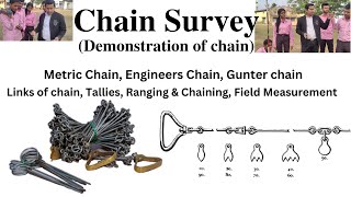 Chain survey || Principles of chain surveying || Ranging & Chaining || Field Measurements screenshot 5