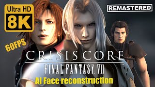 Crisis Core Final Fantasy VII Sephiroth X Genesis X Angeal 8K 60 FPS (Upscale + Face Reconstruction)