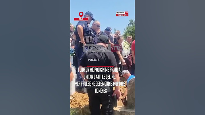 I lidhur me policin me pranga, Dritan Dajti lë qelinë, merr pjesë në ceremoninë mortore të nënës