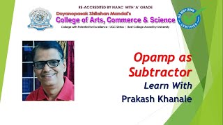 Opamp as Subtractor