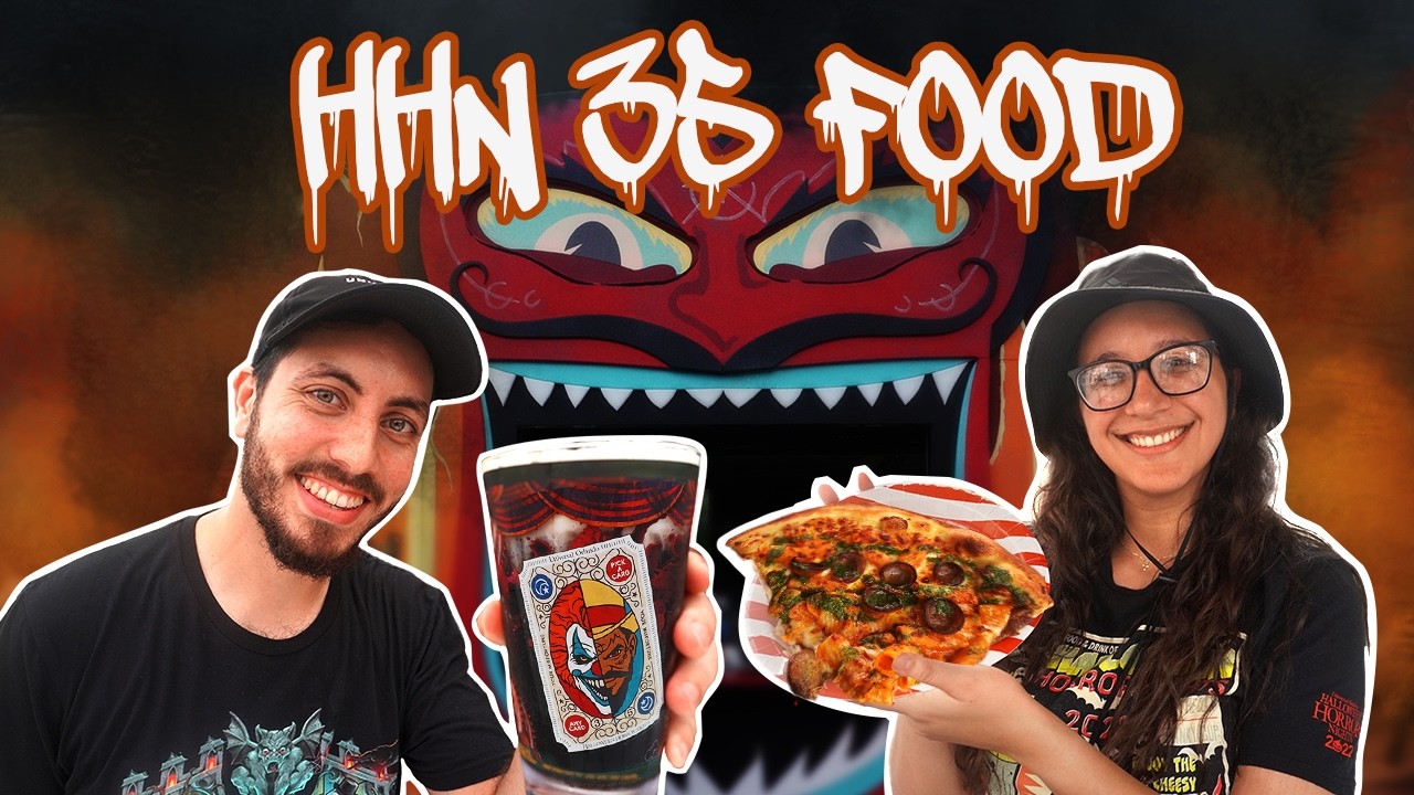 Trying HHN 35 Food! 🎃 Our Top 5 Halloween Horror Nights Foods