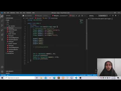 Hasil running PBO | Overloading Constructor, Java Inheritance, Overriding Method
