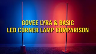 Govee Lyra \& Basic Corner Floor LED Smart Lamp Comparison