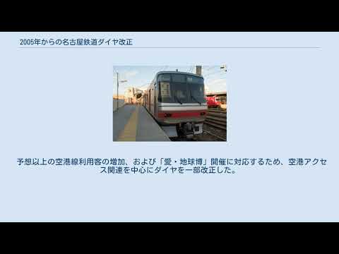 2005年からの名古屋鉄道ダイヤ改正