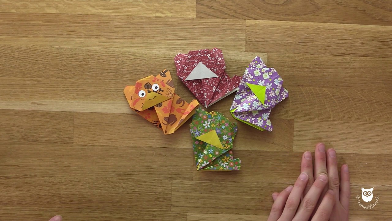 Origami Bär 🐻 YouTube