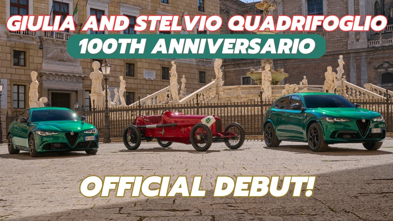 Alfa Romeo Giulia and Stelvio Quadrifoglio 100th Anniversario