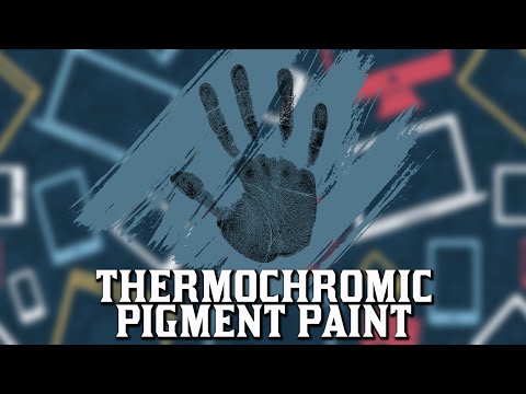 Vidéo: Comment peindre avec de la peinture thermochromique ?