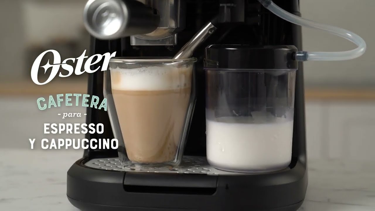Con este video querrás hacer latte en casa 👀☕ Cafetera Oster® - YouTube
