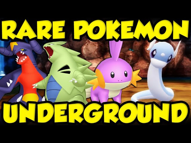 Pokémon Raro no Grand Underground em Pokémon Brilliant Diamond & Shining  Pearl 