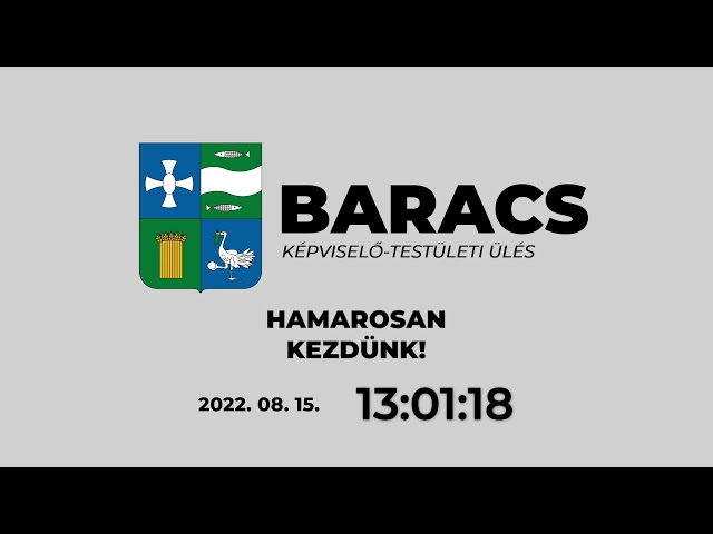 2022.08.15. - Képviselő-testületi ülés