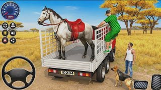 Animal Transport Truck Game 🐄🚚 | Farm Animal Simulator Gameplay Android #2 screenshot 3