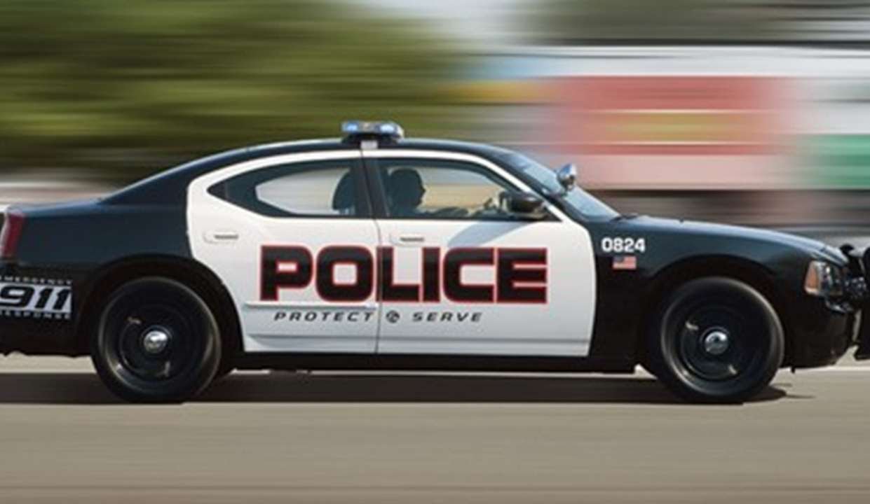 полицейские автомобили 
