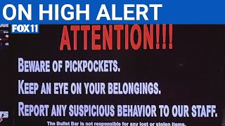 Angelenos warned of pickpocketers at night