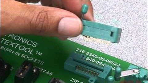 3M Textool ZIP DIP Sockets