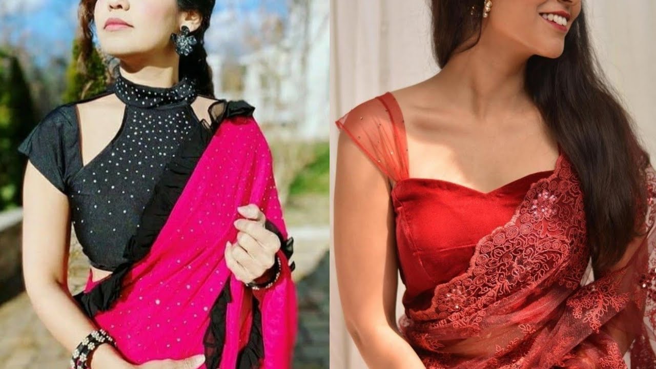 Stylish blouse front neck designs || blouse front neck design ...