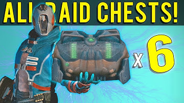 Destiny Rise of Iron Raid - All of the Raid Chests in Wrath of the Machine!