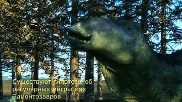 Едмонтозавр - огромный травоядный динозавр с «утиным клювом» . Видео с озвучкой! #Edmontosaurus