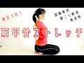 肩甲骨が柔らかくなる３分間ストレッチ【リエトレ】※タオルを使います。